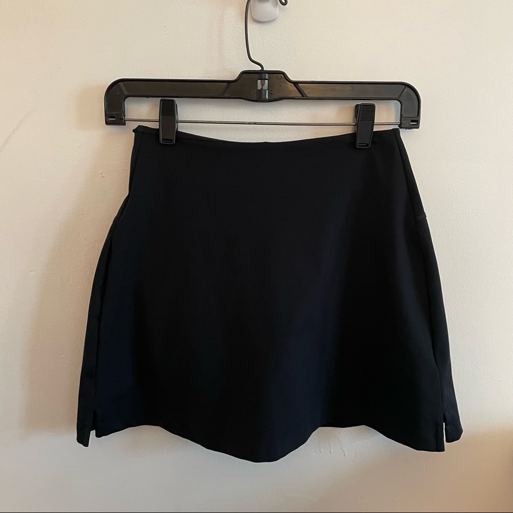 Girlfriend Collective Black Skort